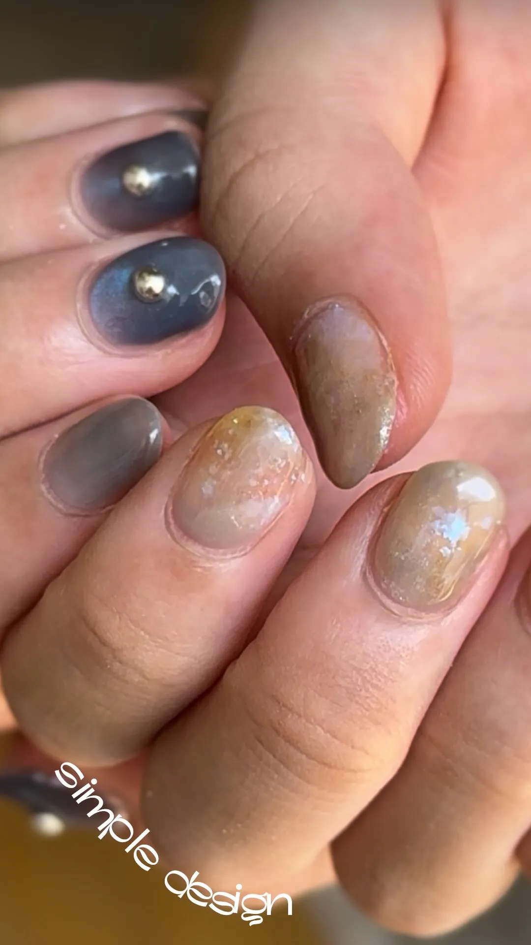 ネイビー系でおまかせ！いつもありがとうございます😭🩷癒される...