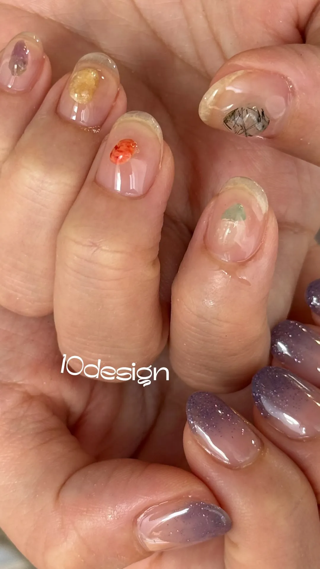 爪が伸びても気にならないデザイン😊夏っぽくて可愛かった🥰いつ...