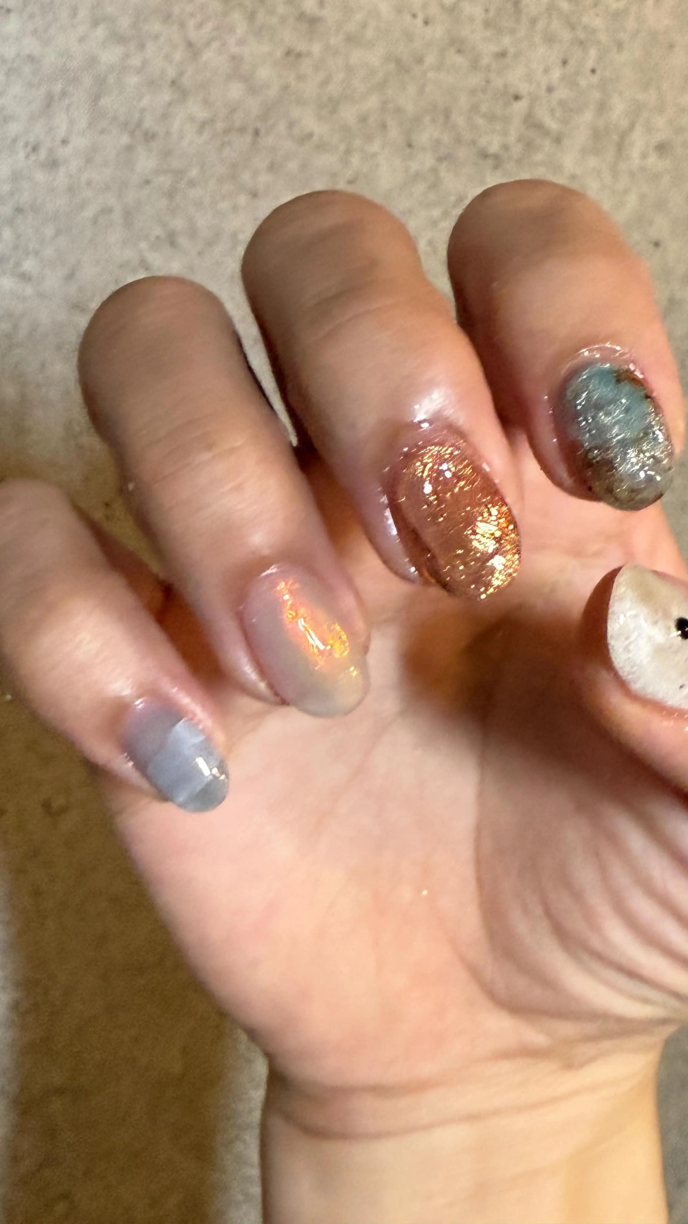 水色と茶色でおまかせ🩵🤎ありがとうございました😊🩷