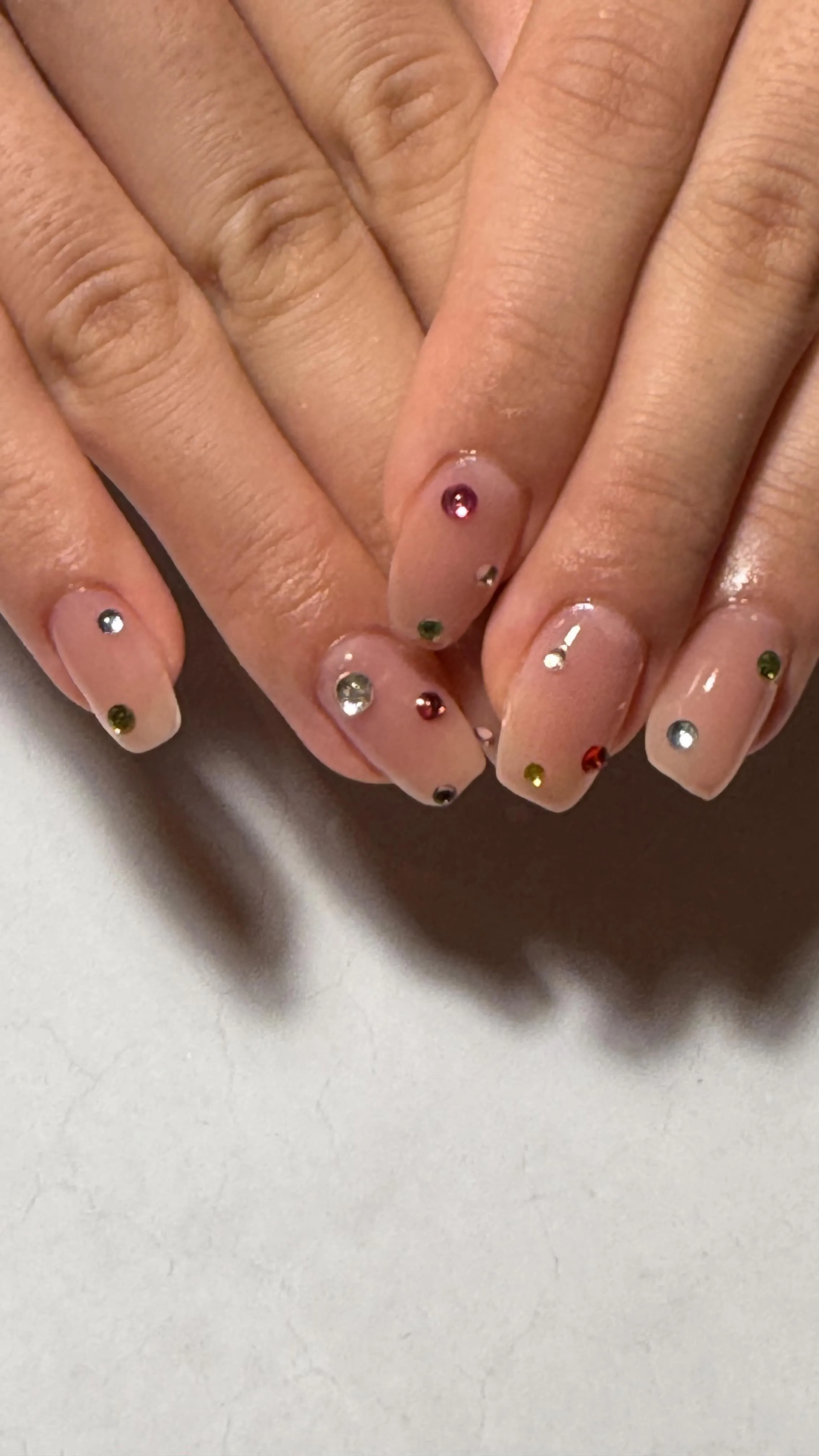 シンプルデザインサンプルより！カラフルストーン🤩❤️いつもあ...